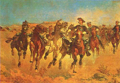Frederick Remington Dismounted Spain oil painting art